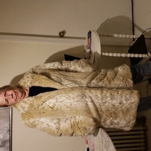 Imitation fur coat